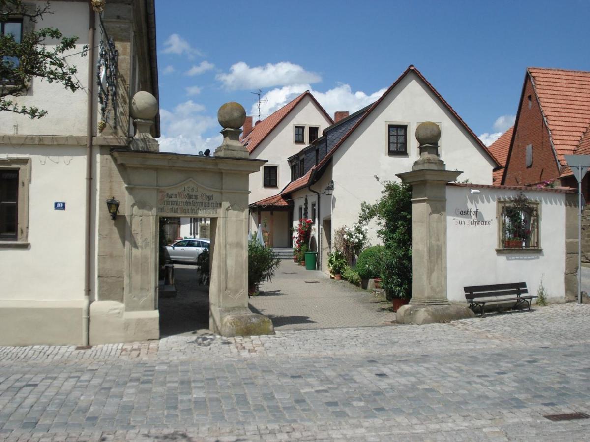 Gasthof Zur Schwane Abtswind Extérieur photo